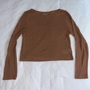GAP Chestnut Long Sleeve Tee
